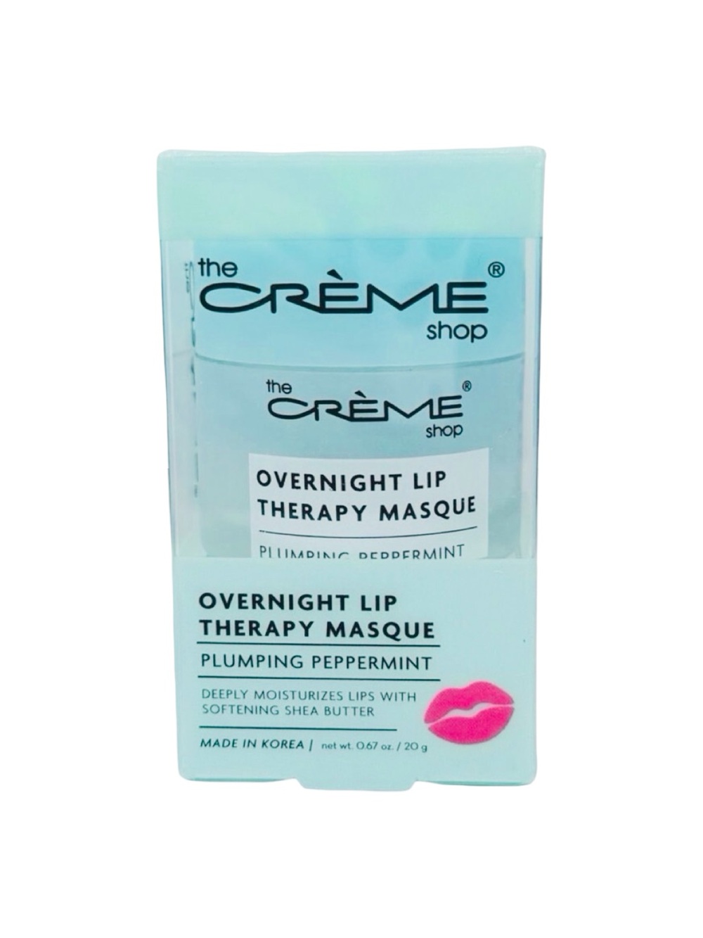 The Crème Shop Overnight Lip Therapy Masque 0.67 oz / 20g - Plumping Peppermint